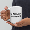 Mug "oui monsieur oui madame"